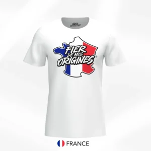 T-shirt Fier de Mes Origines - France