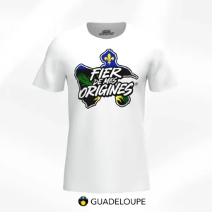 T-shirt Fier de Mes Origines - Guadeloupe