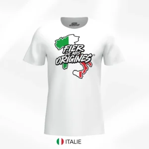 T-shirt Fier de Mes Origines - Italie