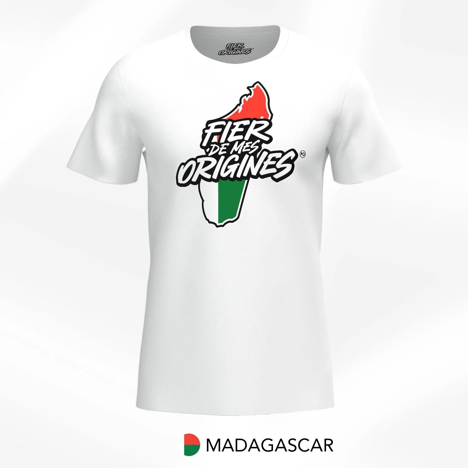 T-shirt Fier de Mes Origines - Madagascar