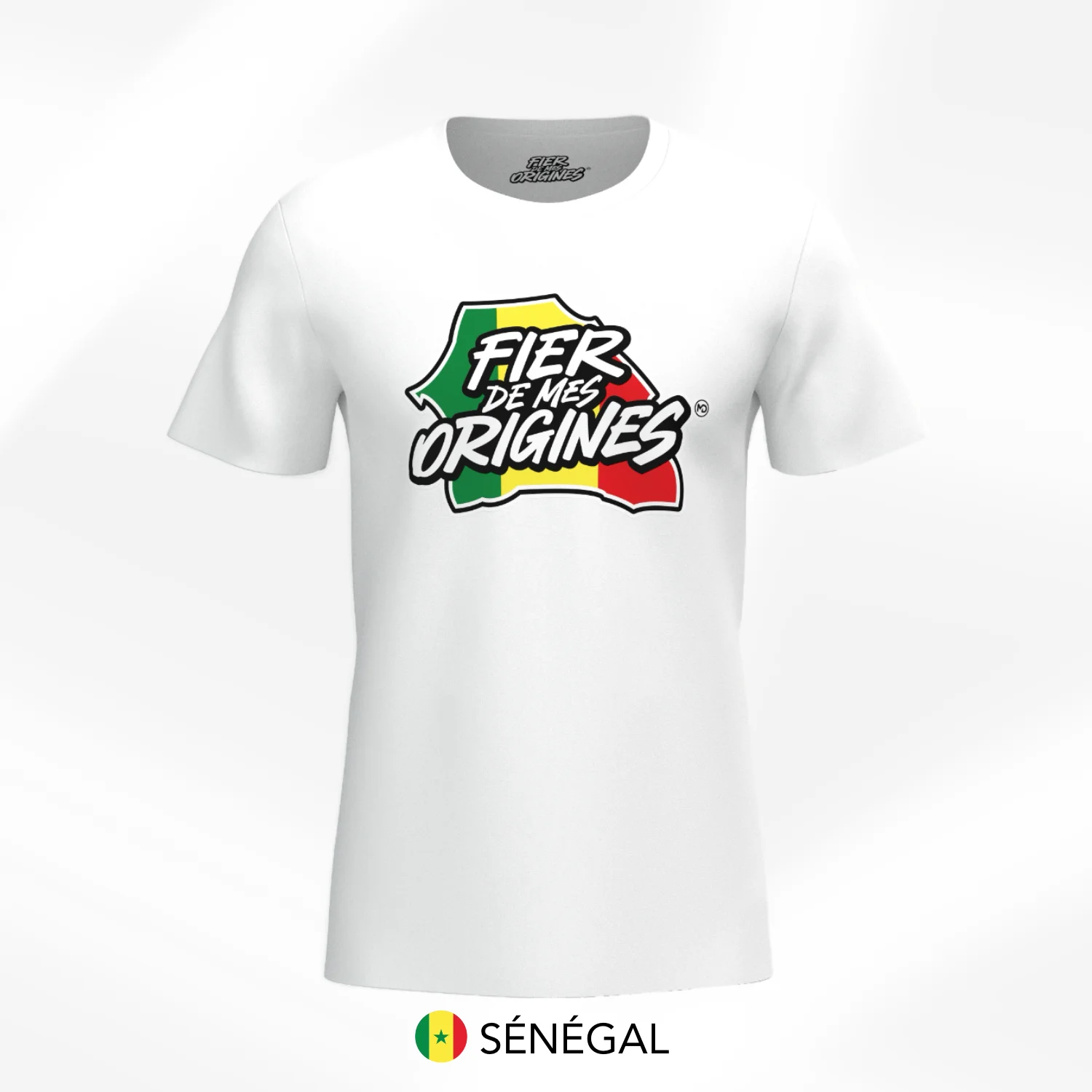 T-shirt Fier de Mes Origines - Sénégal
