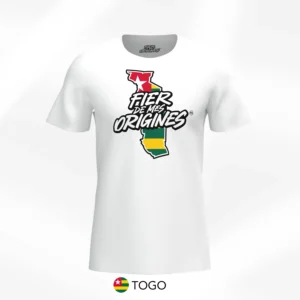 T-shirt Fier de Mes Origines - Togo