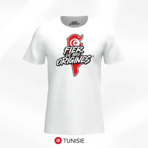 T-shirt Fier de Mes Origines - Tunisie