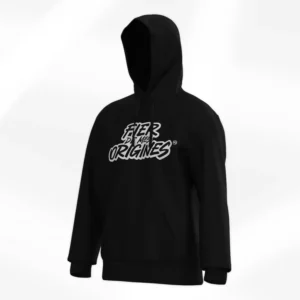 Sweat à capuche noir - Fier de Mes Origines