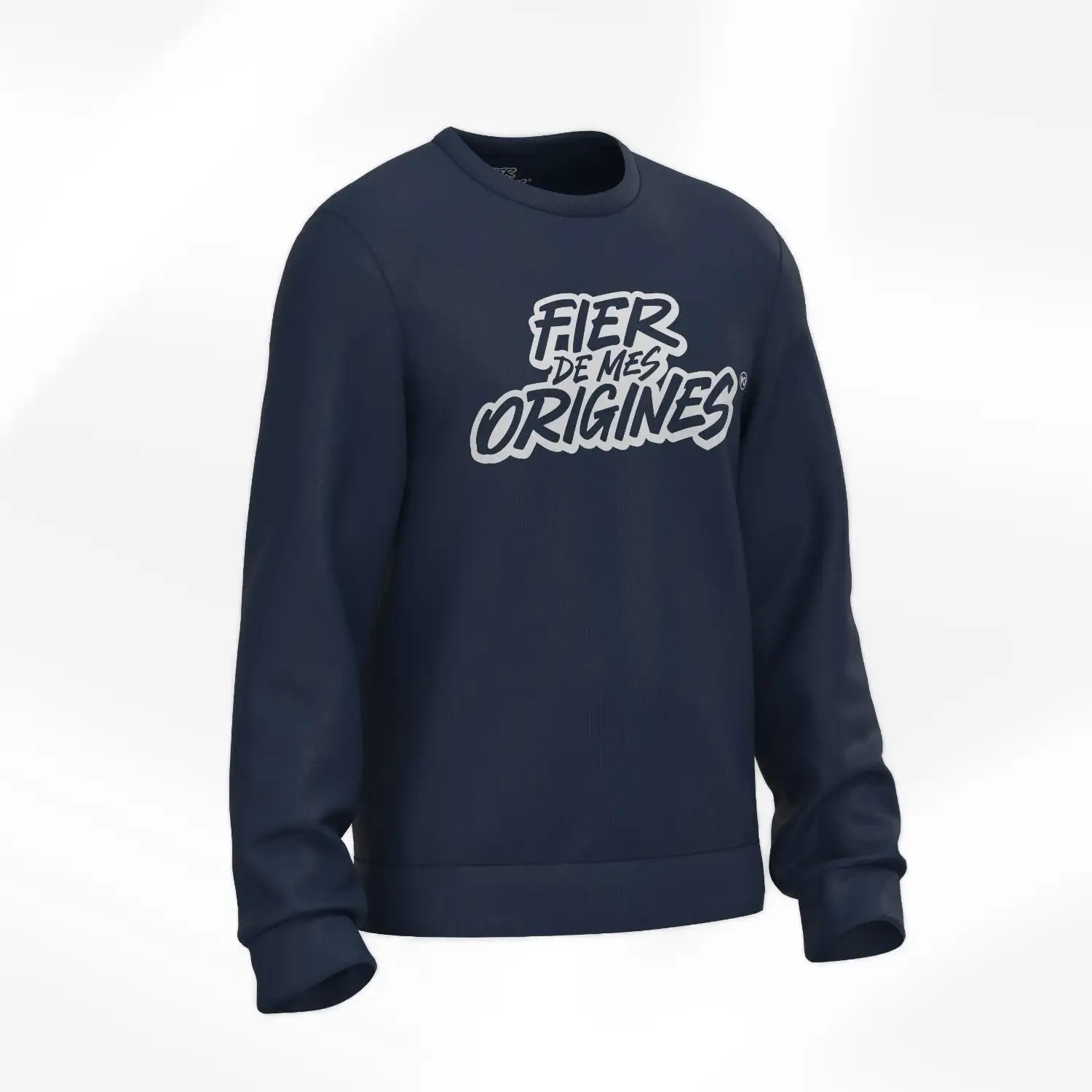 Sweat classique bleu - Fier de Mes Origines